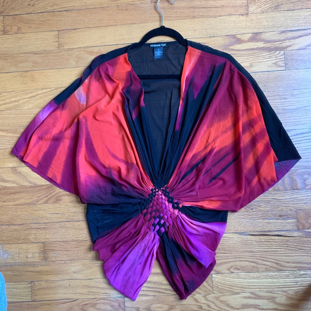 Vivienne Tam Semi Sheer Blouse
